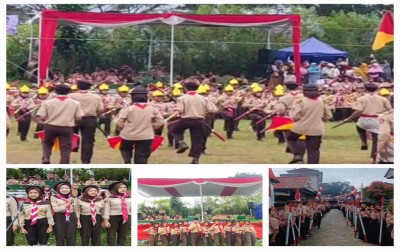 PUNCAK PERINGATAN HUT PRAMUKA KE 64 KWARCAB BANJARNEGARA